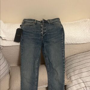 rag & bone High Rise Blue Jeans